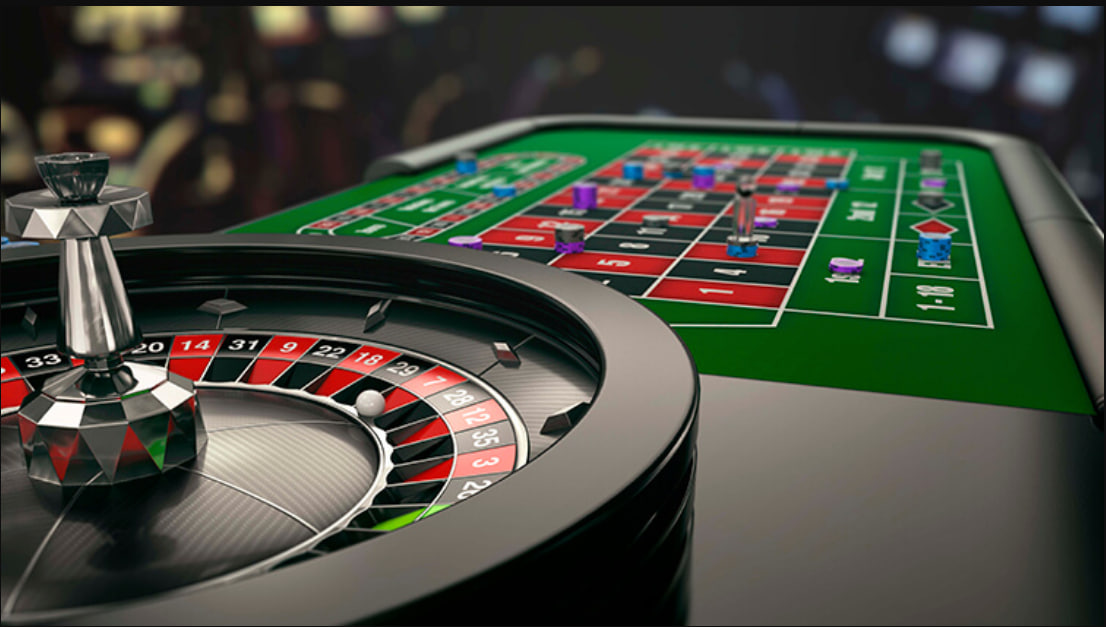 A vibrant shot of the casino floor or the 131 Sportsbook at Gun Lake Casino.